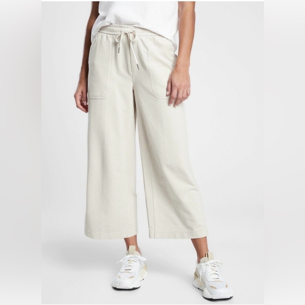 Athleta Women's Off-White Wide-Leg Pants